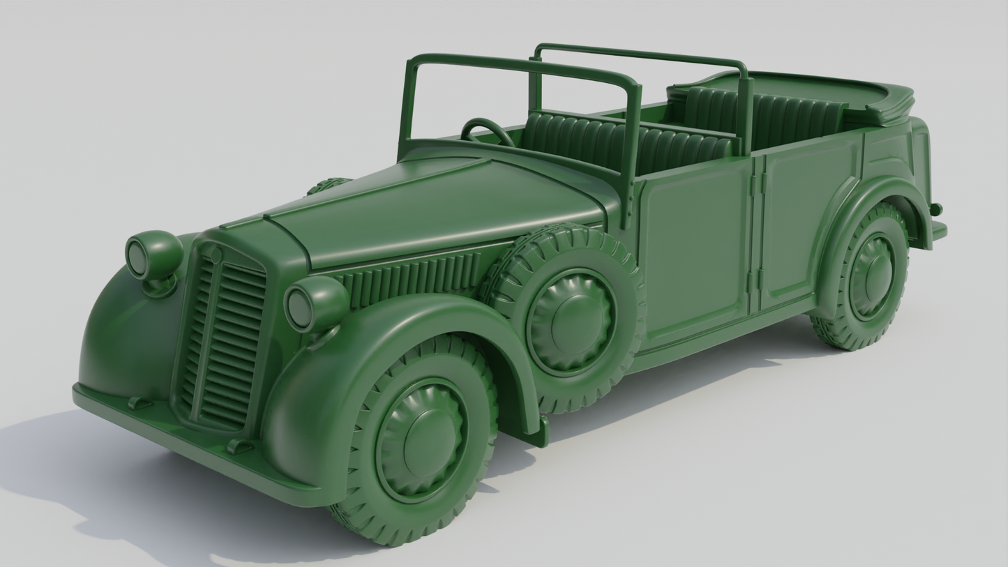 Wargame 3d Lancia Aprilia Coloniale (Italy, WW2) 15mm e 28mm