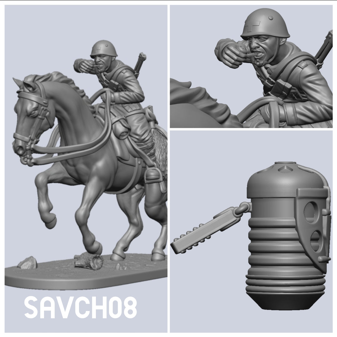 Savoia Cavalleria-Isbuscenskij, 24 agosto 1942 28mm CAVALIERE SAVCH08