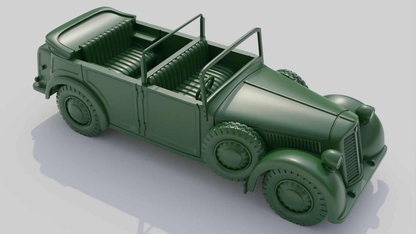 Wargame 3d Lancia Aprilia Coloniale (Italy, WW2) 15mm e 28mm