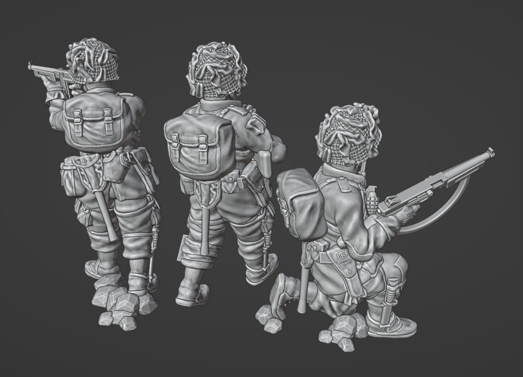 Colonel Muller Miniatures US Paratroopers SMG Team 28mm
