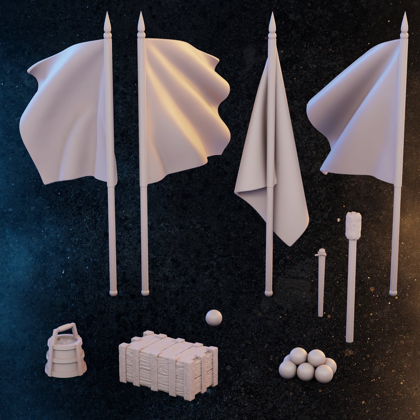 Productions Diratia TERCIO Flags 28mm