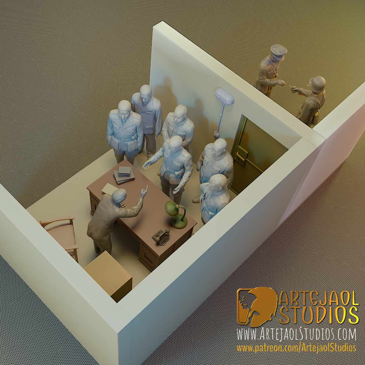 THE BUNKER BERLIN 1945 WW2 Artejaol Studios Miniatures