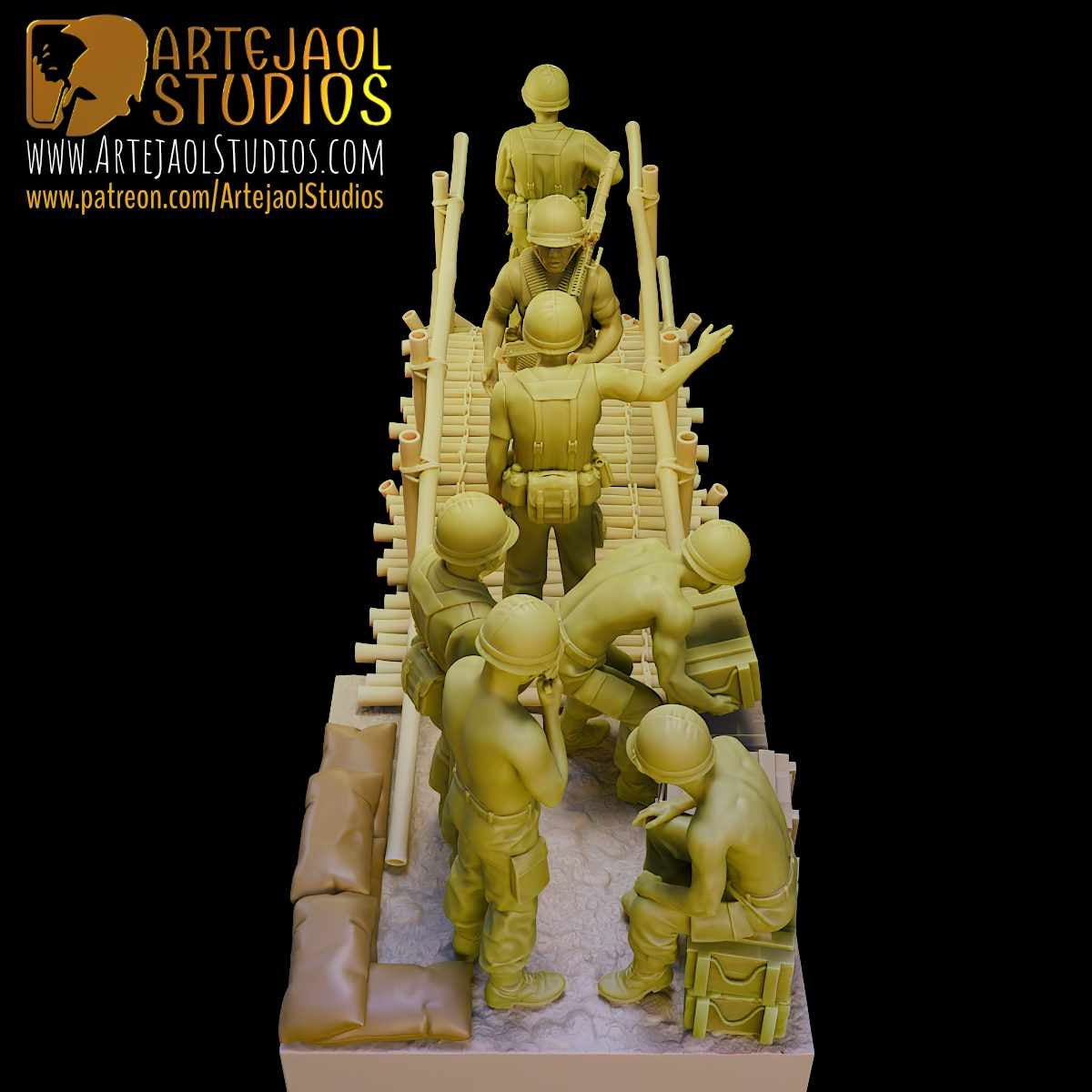 VIETCONG AMBUSH Artejaol Studios Miniatures