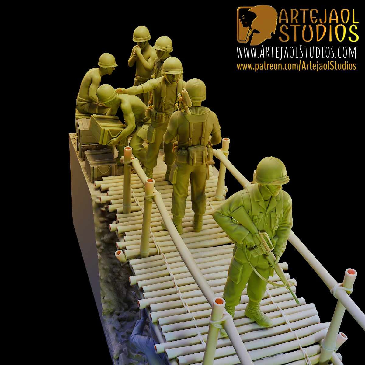 VIETCONG AMBUSH Artejaol Studios Miniatures
