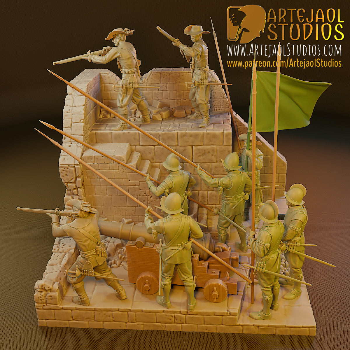 LOS TERCIOS ESPAÑOLES 30 years war Artejaol Studios Miniatures
