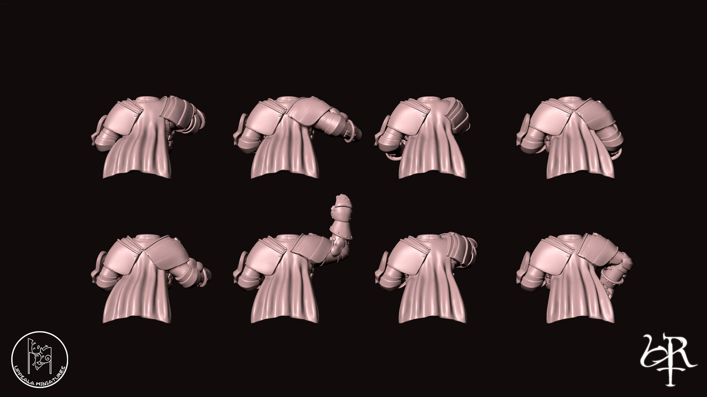 BUSTS HEAVY CAVALRY TYPE A COMPAGNIE DI VENTURA 15th CENTURY 28mm_1/72 SET B
