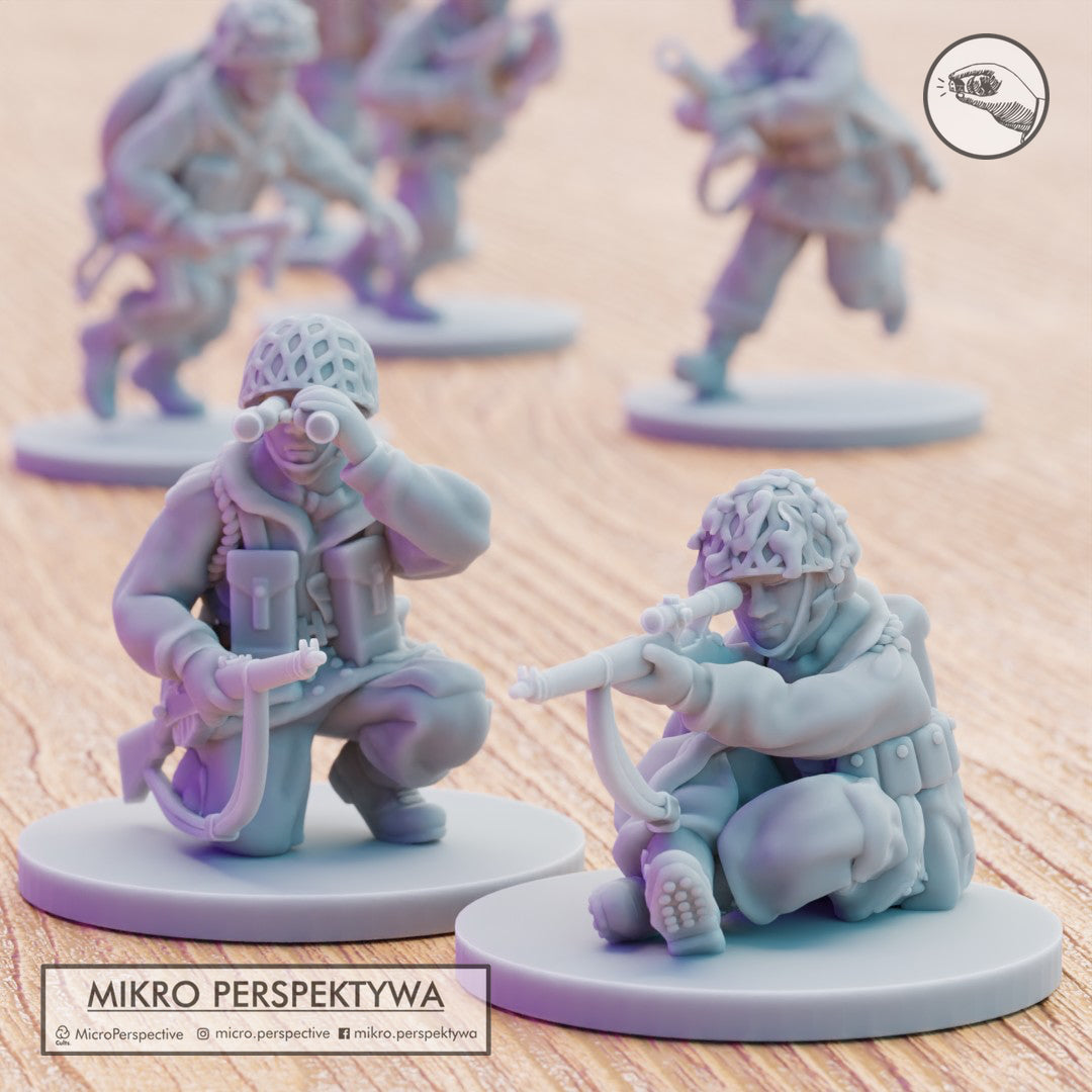 MIKRO PERSPEKTYWA British airborne weapons team ww2 miniatures 28mm - 1/72