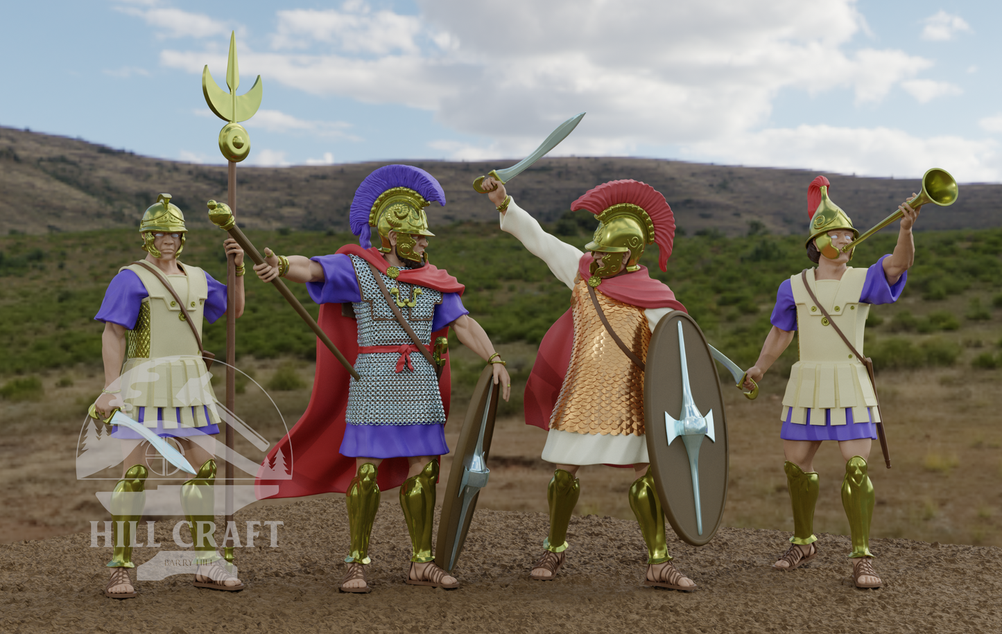 Hill Craft Punic Wars Carthaginian Heavy Libyan Spearmen COMMAND