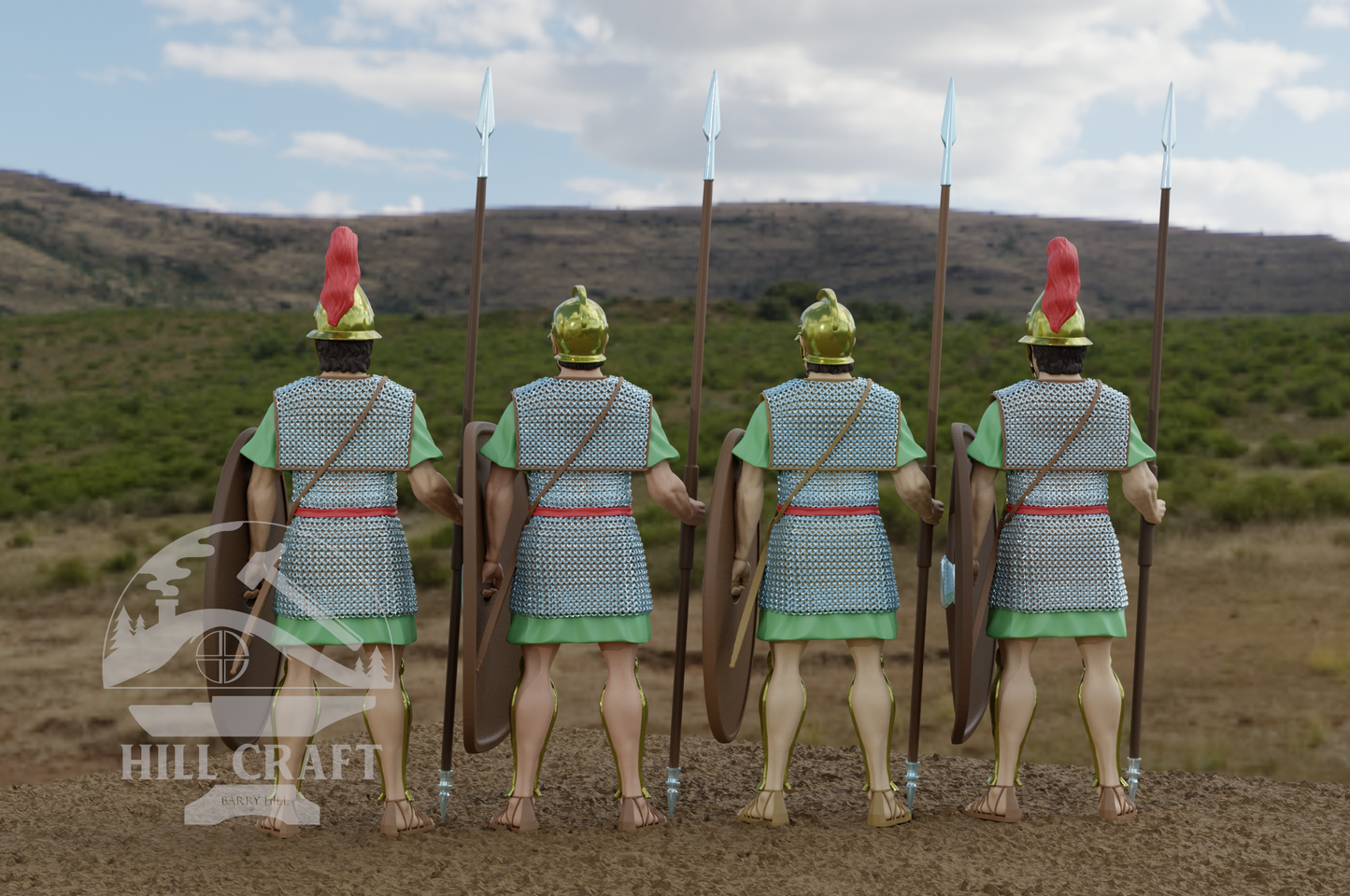 Hill Craft Punic Wars Carthaginian Heavy Libyan Spearmen INFANTRY AT REST
