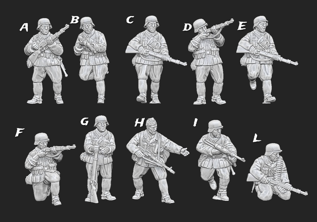 JUST SOME MINIATURES Cavalry Recon Squad, dismounted squad 28mm