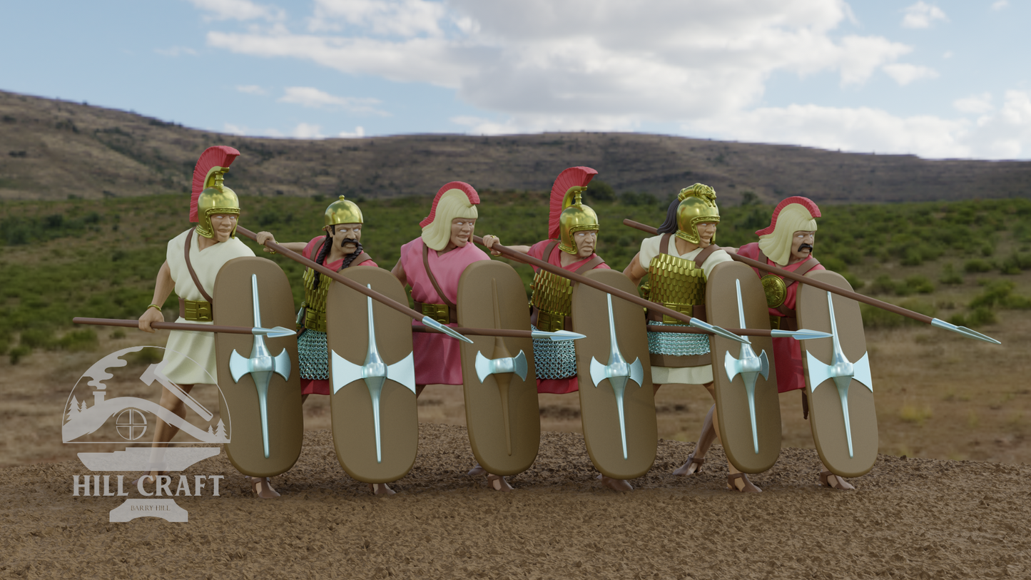 Hill Craft Punic Wars Carthaginian Celt Iberian Scutarii Pose A