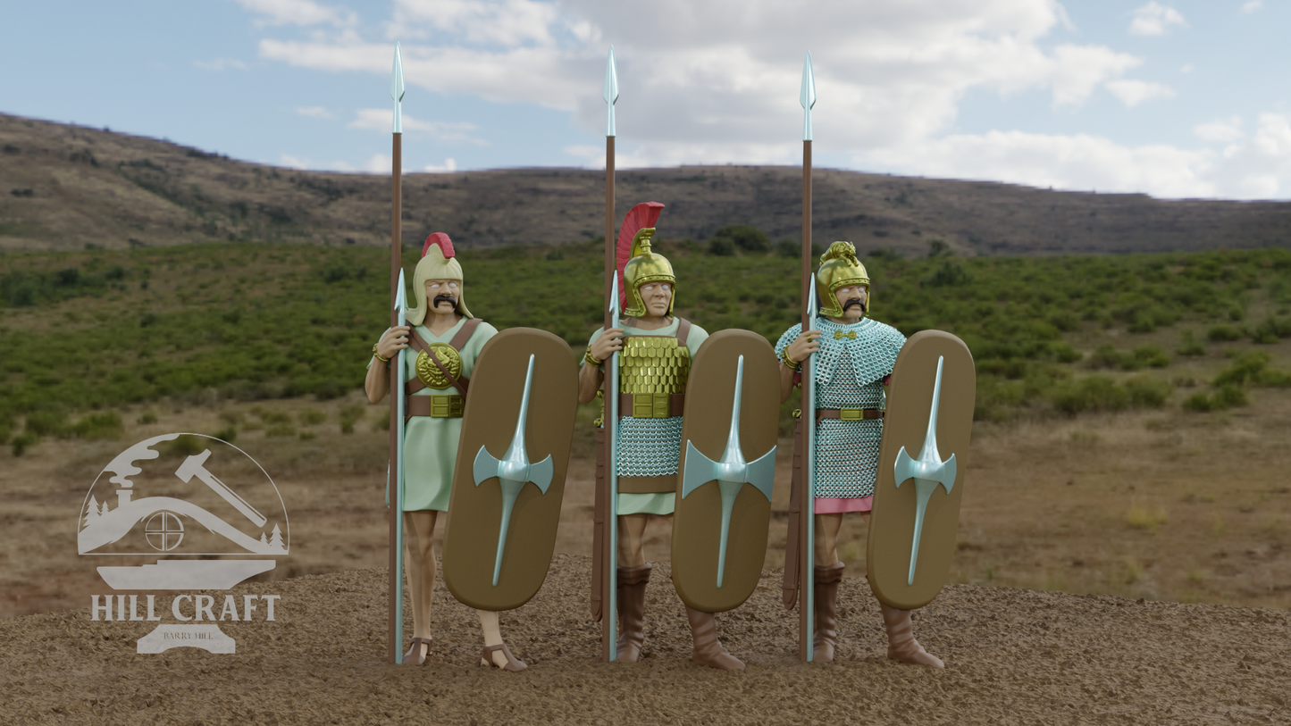 Hill Craft Punic Wars Carthaginian Celt Iberian Scutarii Pose B