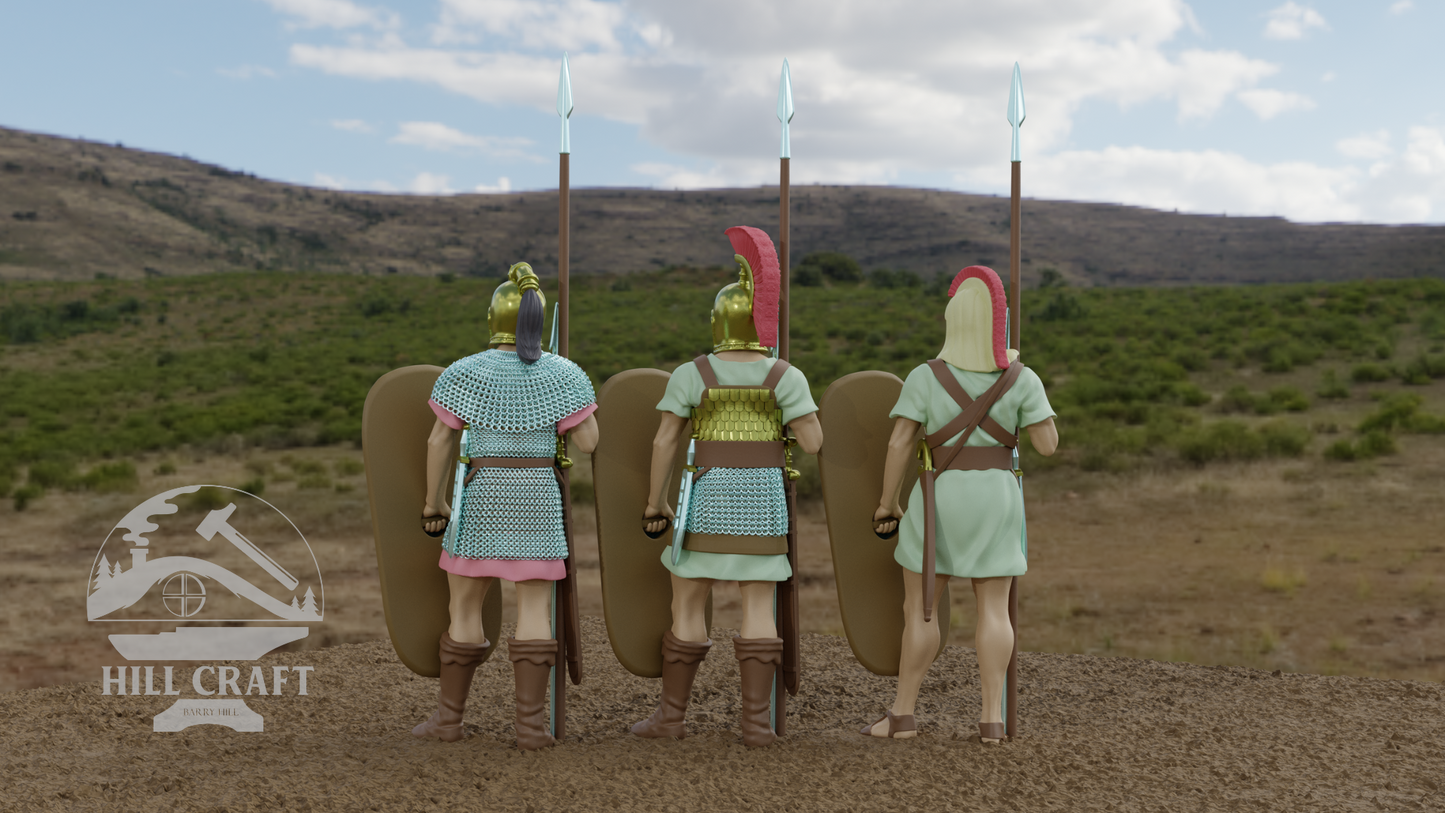 Hill Craft Punic Wars Carthaginian Celt Iberian Scutarii Pose B