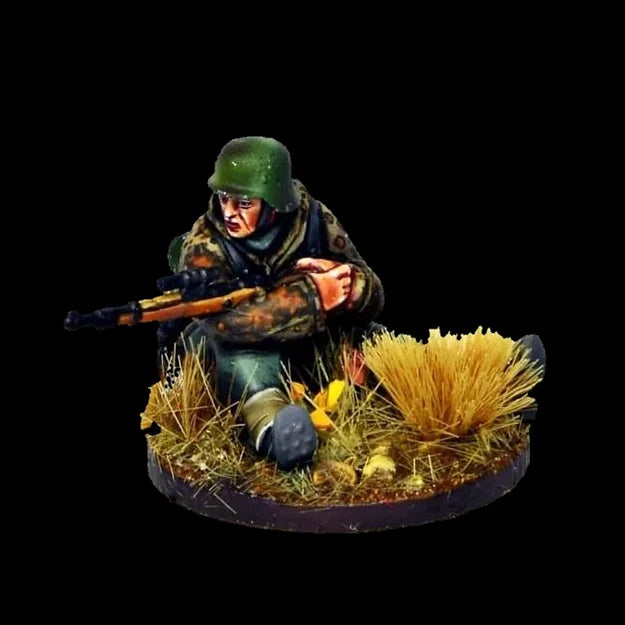 WAR PARK MINIATURES 1:30 WW2 GERMAN KU092 WAFFEN SNIPER WAR PARK MINIATURES 1:30 WW2 GERMAN KU092 WAFFEN SNIPER