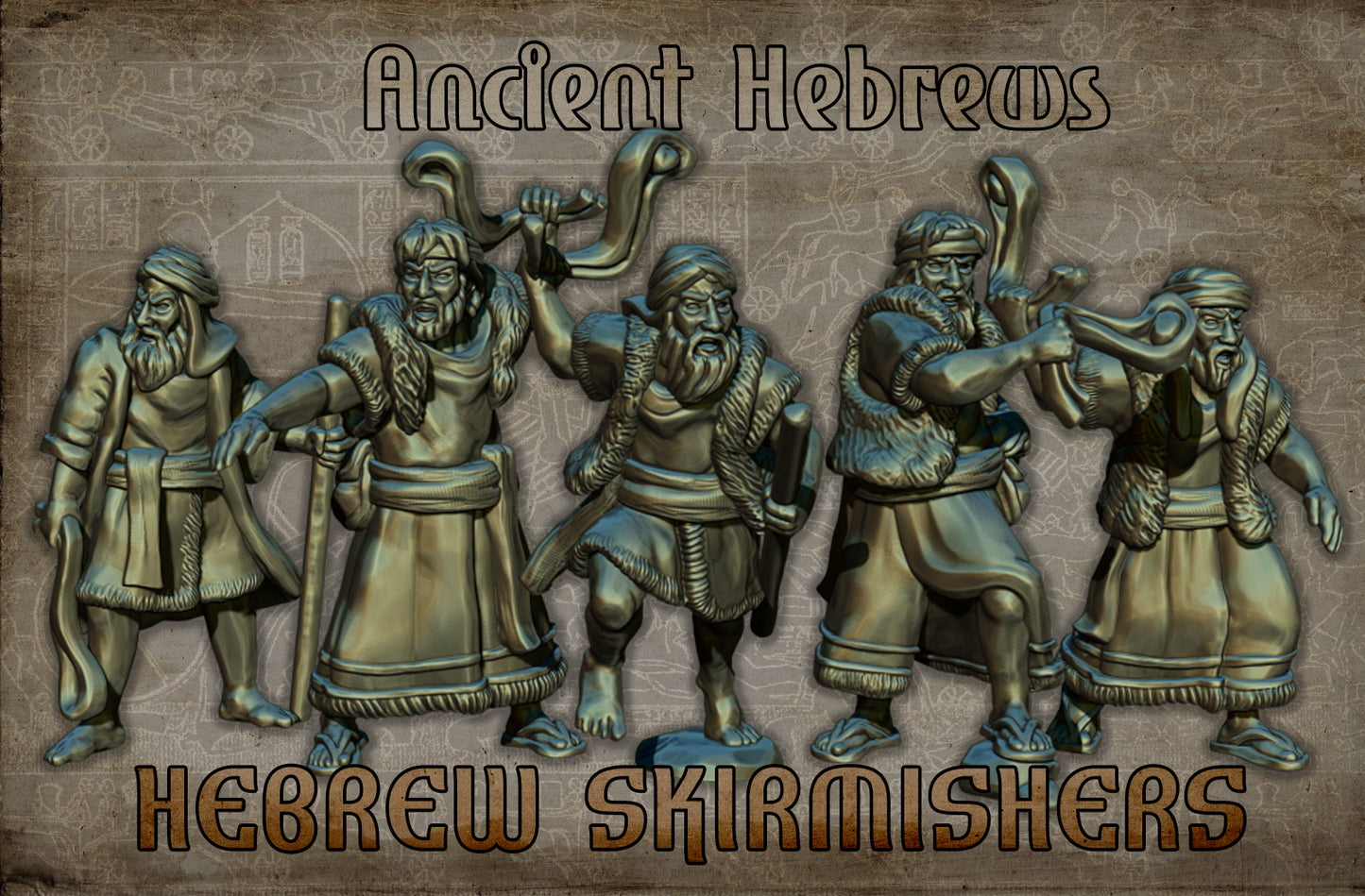 RED COPPER MINIATURES Biblical Hebrews SKIRMISHERS 15MM - 1/72 - 28MM