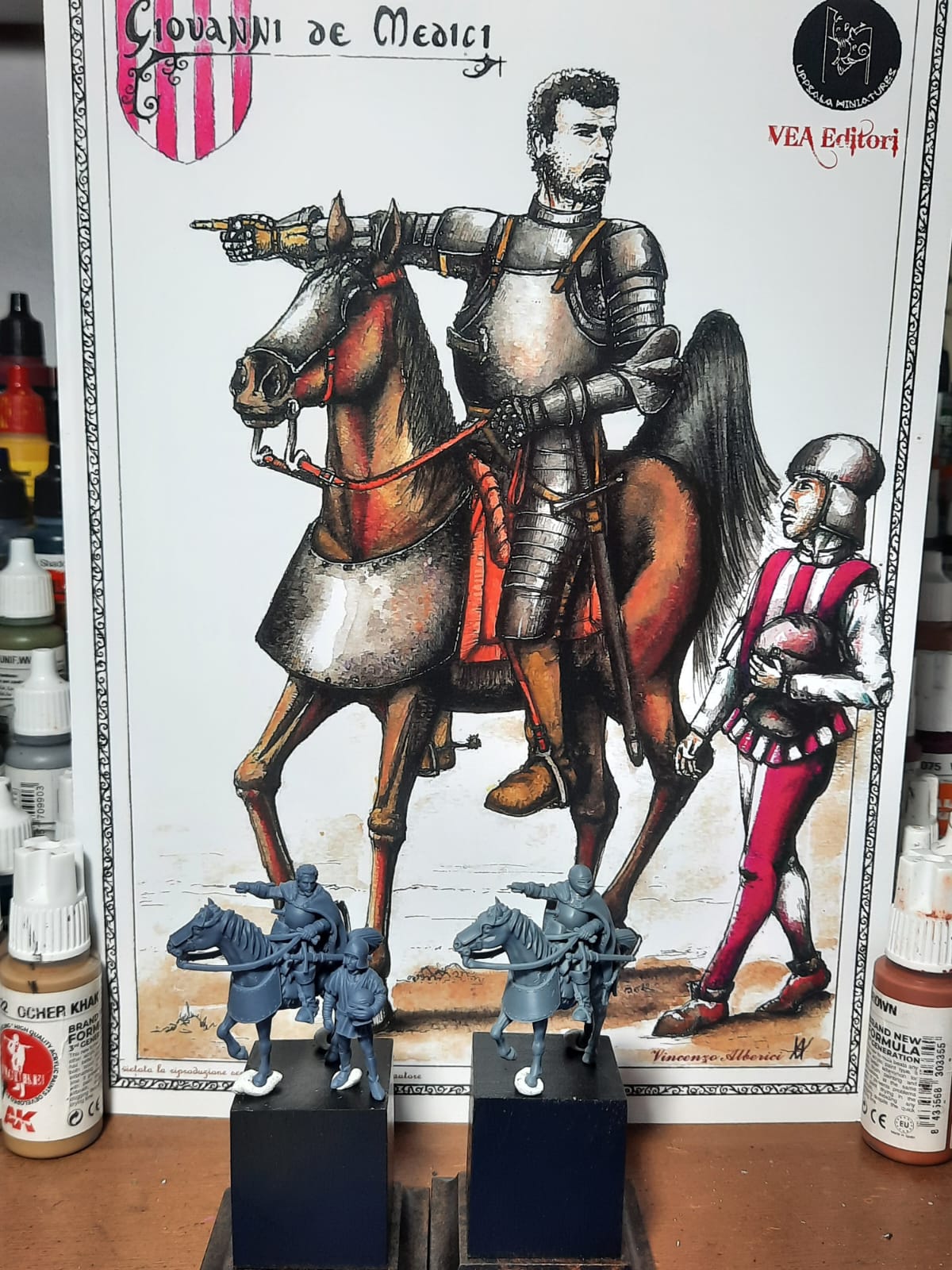 Giovanni De Medici (1498-1526) scenetta, diorama 28mm available in 15mm-1/72-28mm-54mm