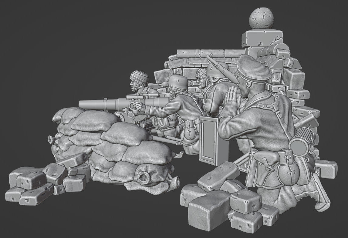 Colonel Muller Miniatures ONLY fortified position / SOLO ambientazione 28mm