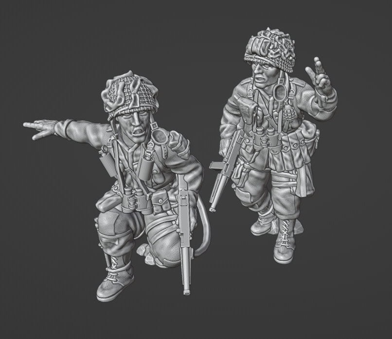 Colonel Muller Miniatures US paratrooper officers 28mm