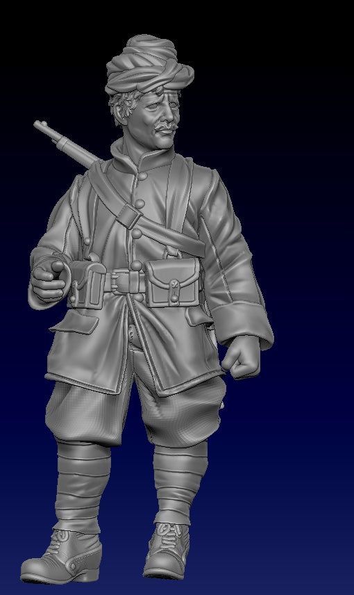Des tranchées aux barricades Capitaine Pisani complete set 28mm