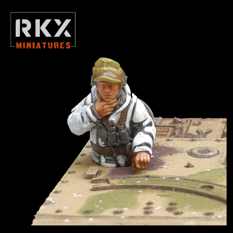 RKX Miniatures German Tank Commander 1 28mm