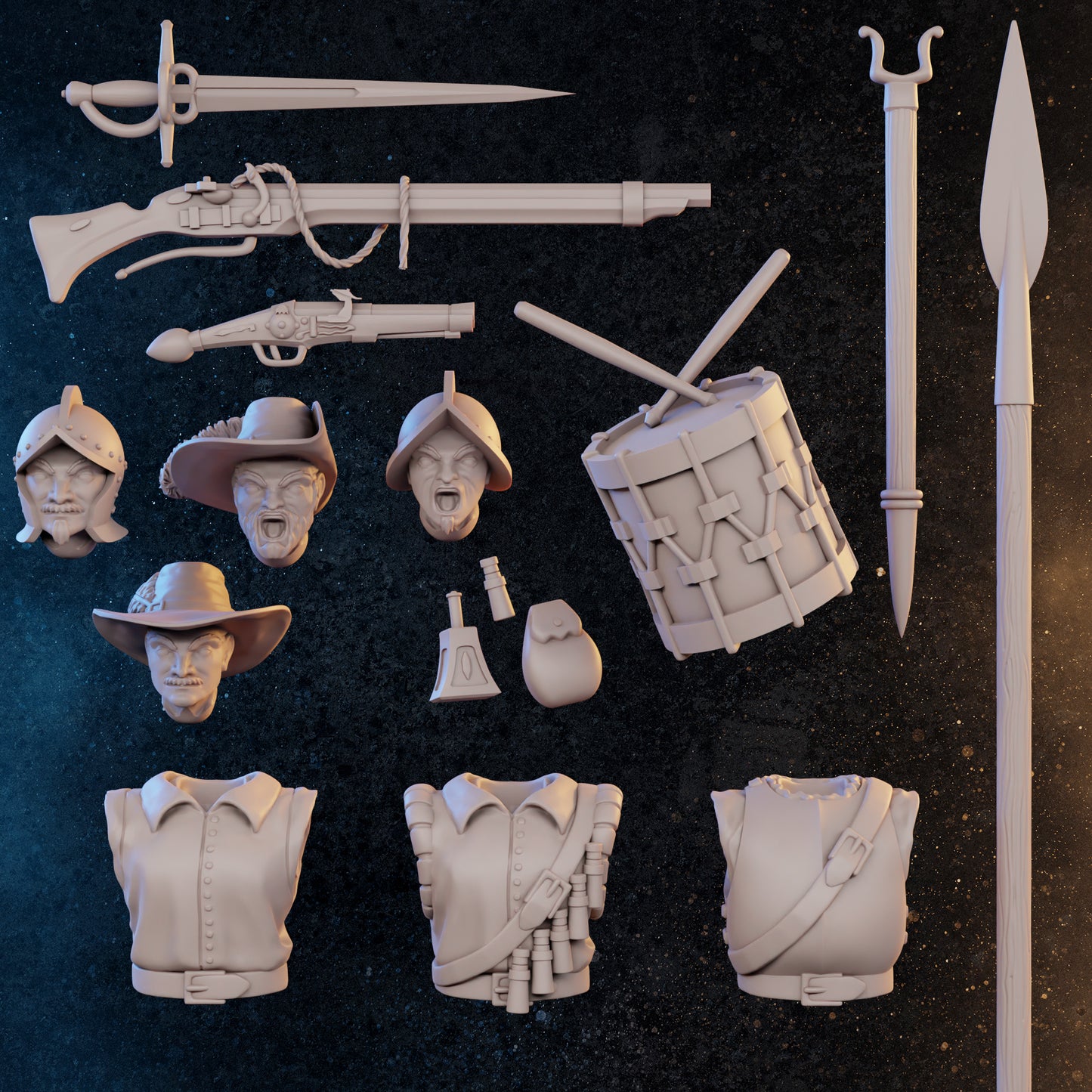 Productions Diratia TERCIO Muskets 28mm