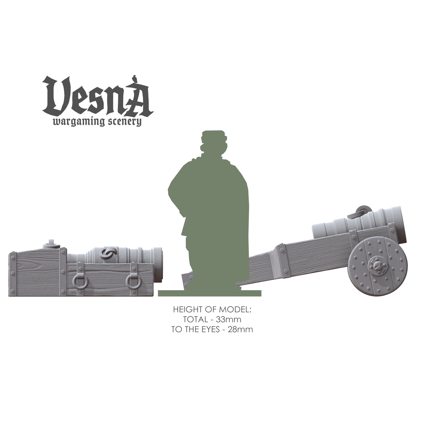 Vesna Scenary BOMBARDELLE 28mm-1/72-15mm