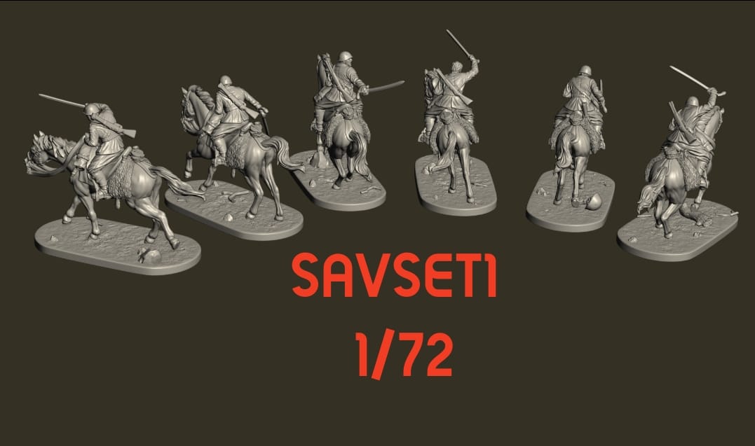 Savoia Cavalleria-Isbuscenskij, 24 agosto 1942 SET 1 scala 1/72