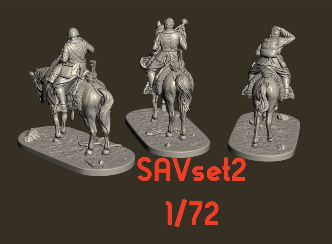 Savoia Cavalleria-Isbuscenskij, 24 agosto 1942 SET 2 scala 1/72