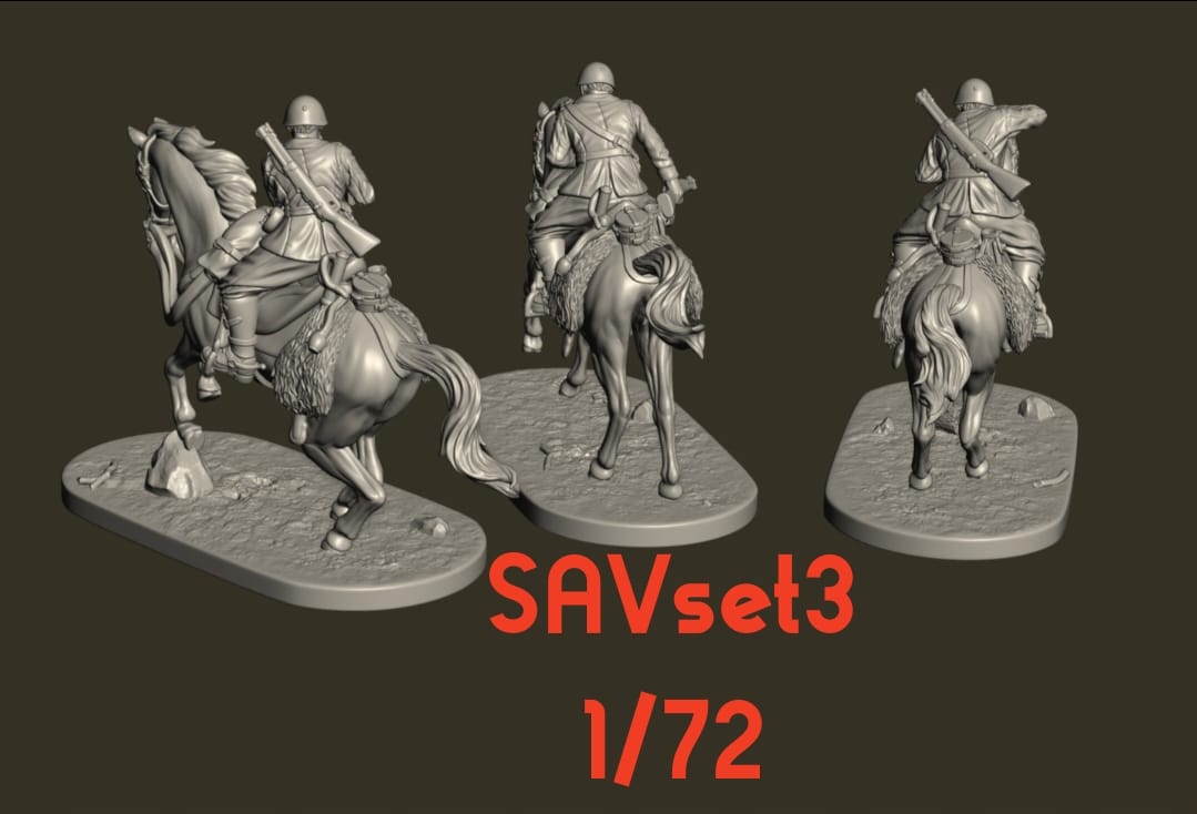 Savoia Cavalleria-Isbuscenskij, 24 agosto 1942 SET 3 scala 1/72