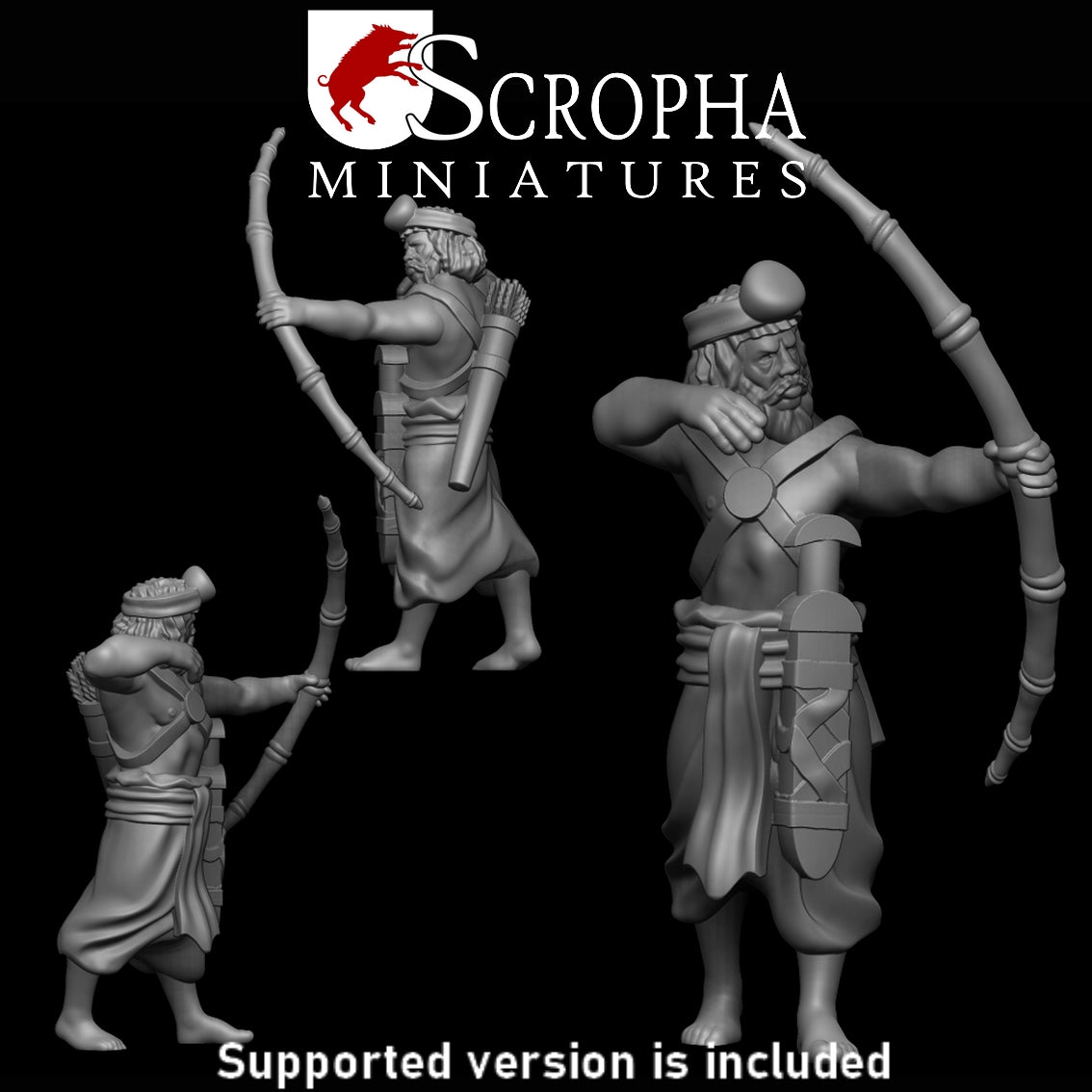 Scropha Miniatures Indian army classical indian bowmens 15mm / 28mm