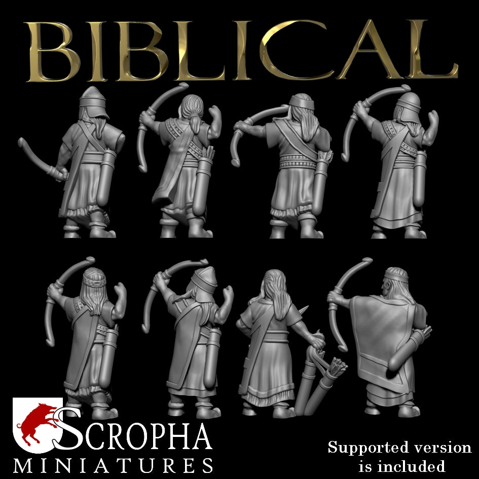 SCROPHA MINIATURES Hittites archers 28mm