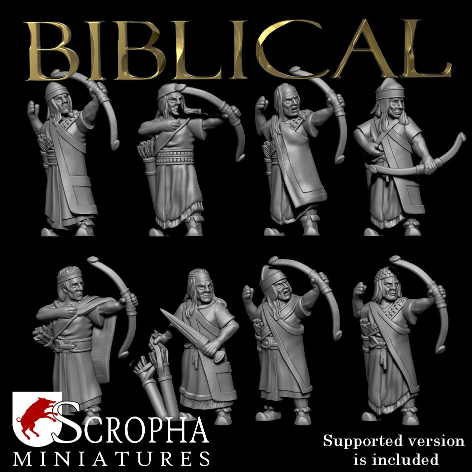 SCROPHA MINIATURES Hittites archers 28mm