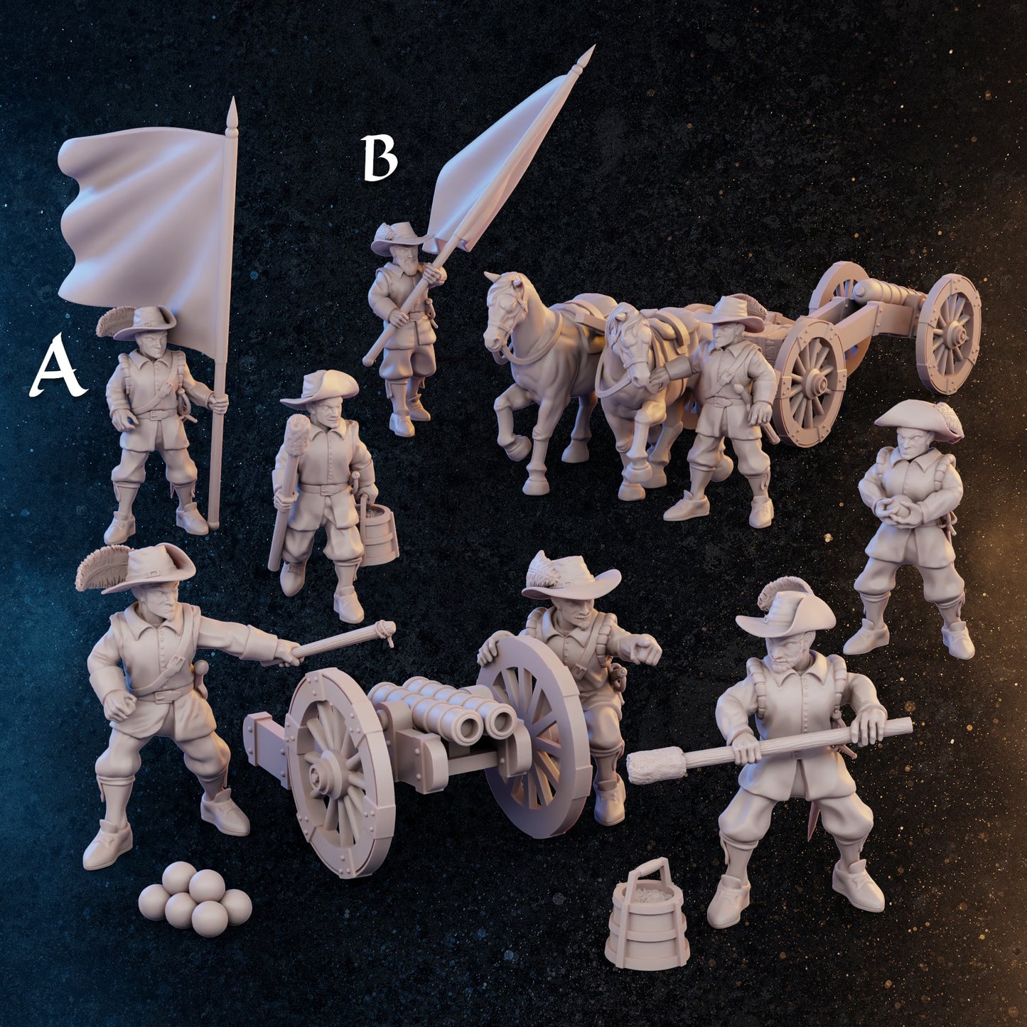 Productions Diratia TERCIO Flags 28mm
