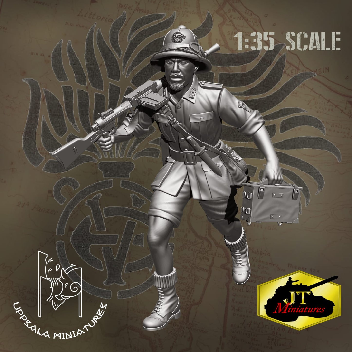 Uppsala Miniatures CARABINIERE PARACADUTISTA Nord Africa 2ww 1/35