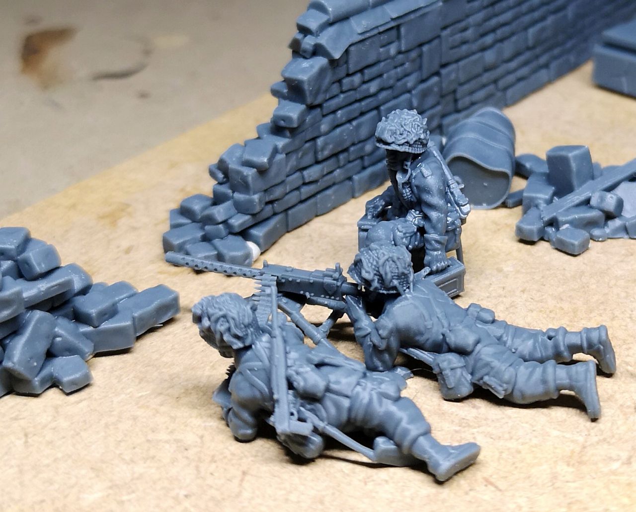 Colonel Muller Miniatures 28mm US Airborne M1919 MMG (DDay) 28mm