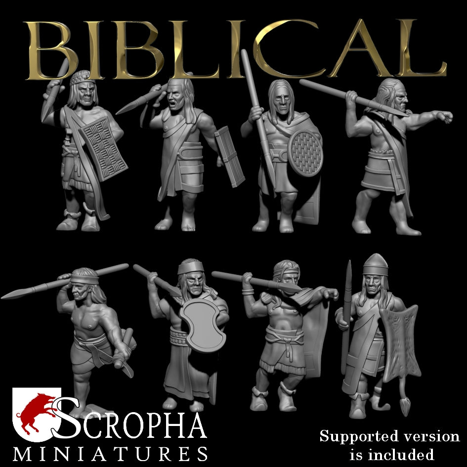 SCROPHA MINIATURES Hittites javelin 28mm