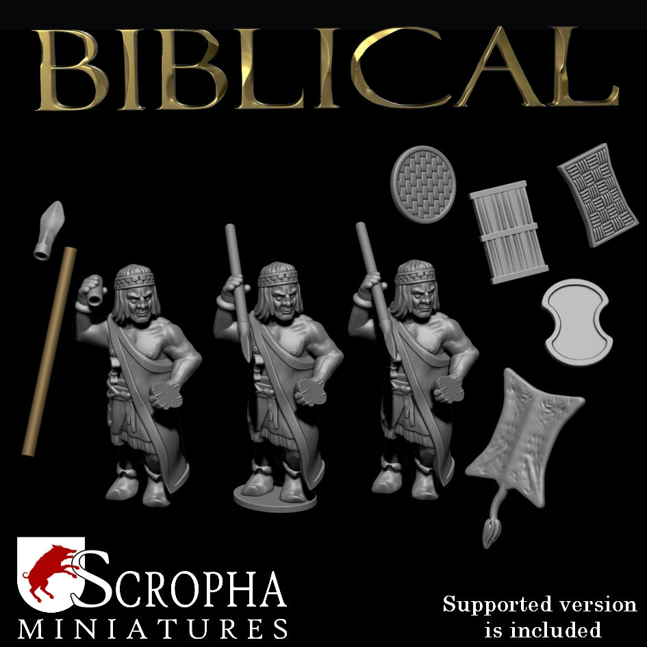 SCROPHA MINIATURES Hittites javelin 28mm