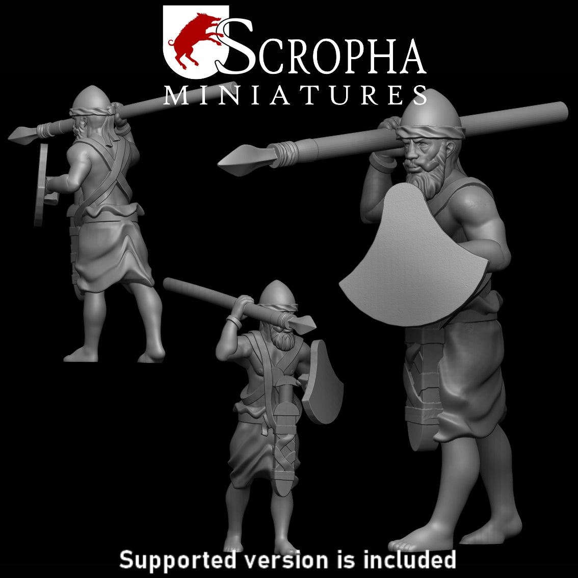 Scropha Miniatures Indian army classical indian infantry spearmens 15mm / 28mm