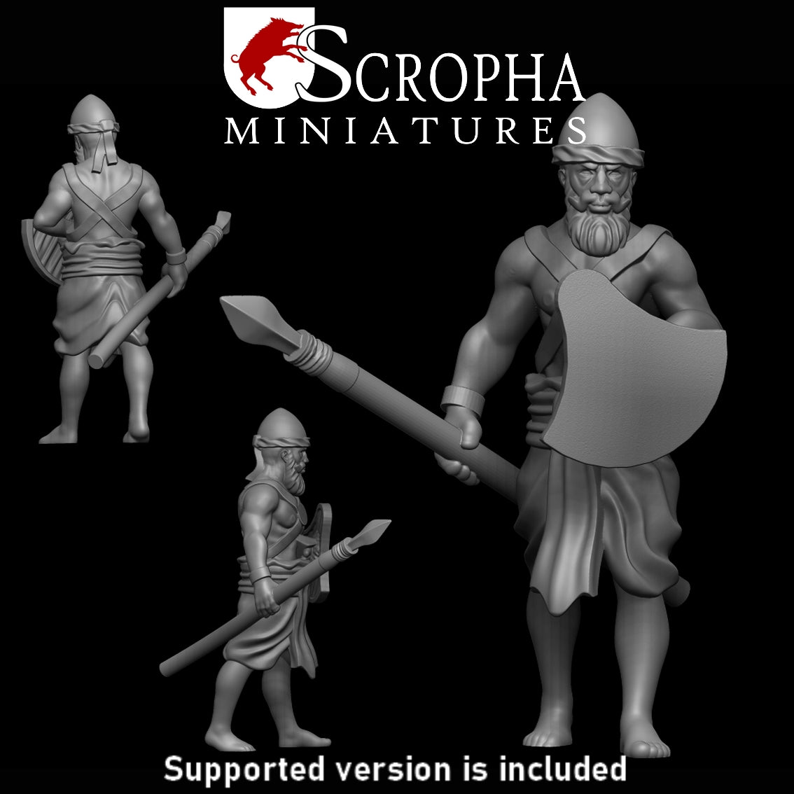 Scropha Miniatures Indian army classical indian infantry spearmens 15mm / 28mm