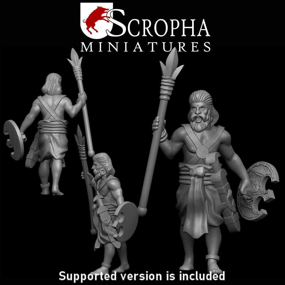 Scropha Miniatures Indian army classical indian infantry spearmens 15mm / 28mm
