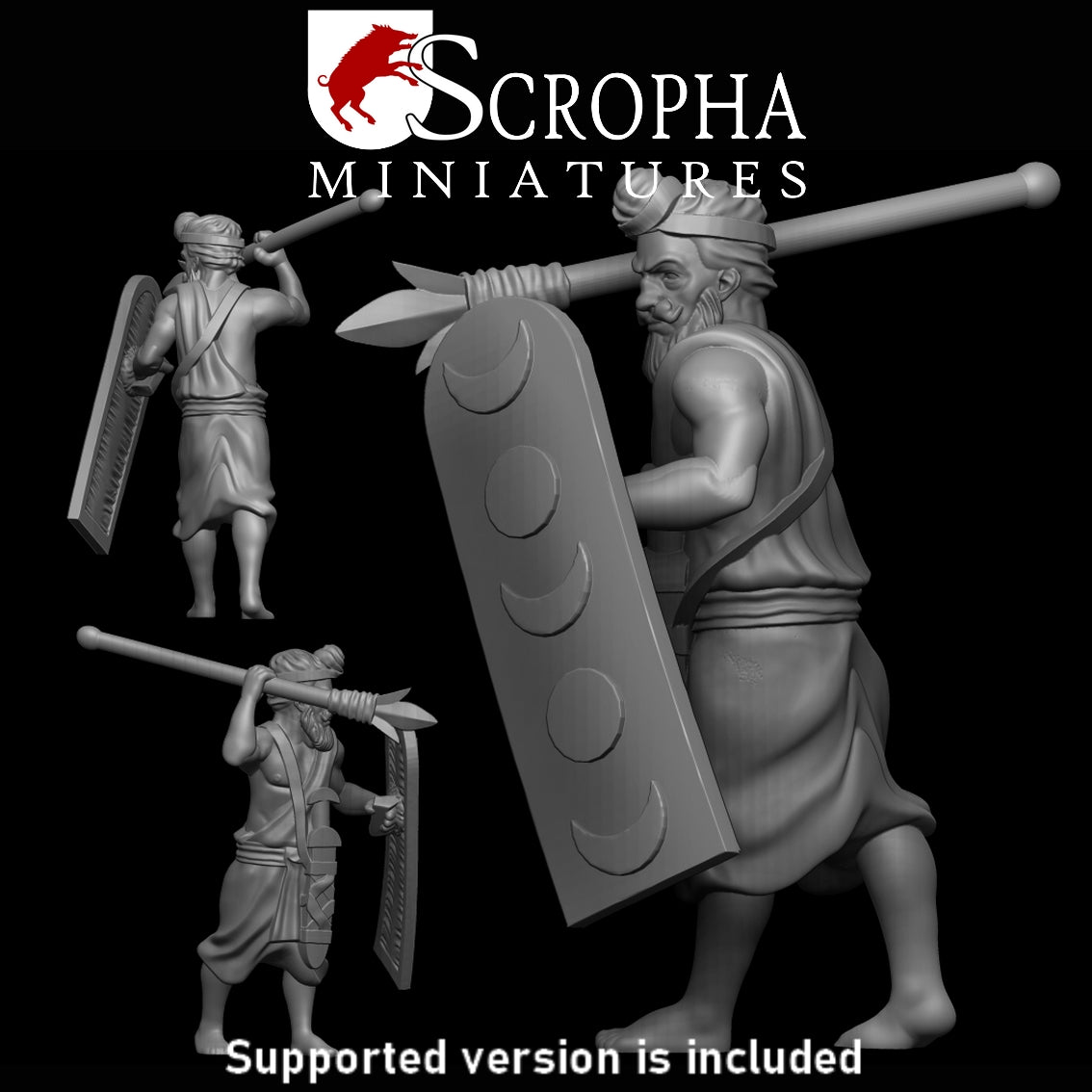 Scropha Miniatures Indian army classical indian infantry spearmens 15mm / 28mm