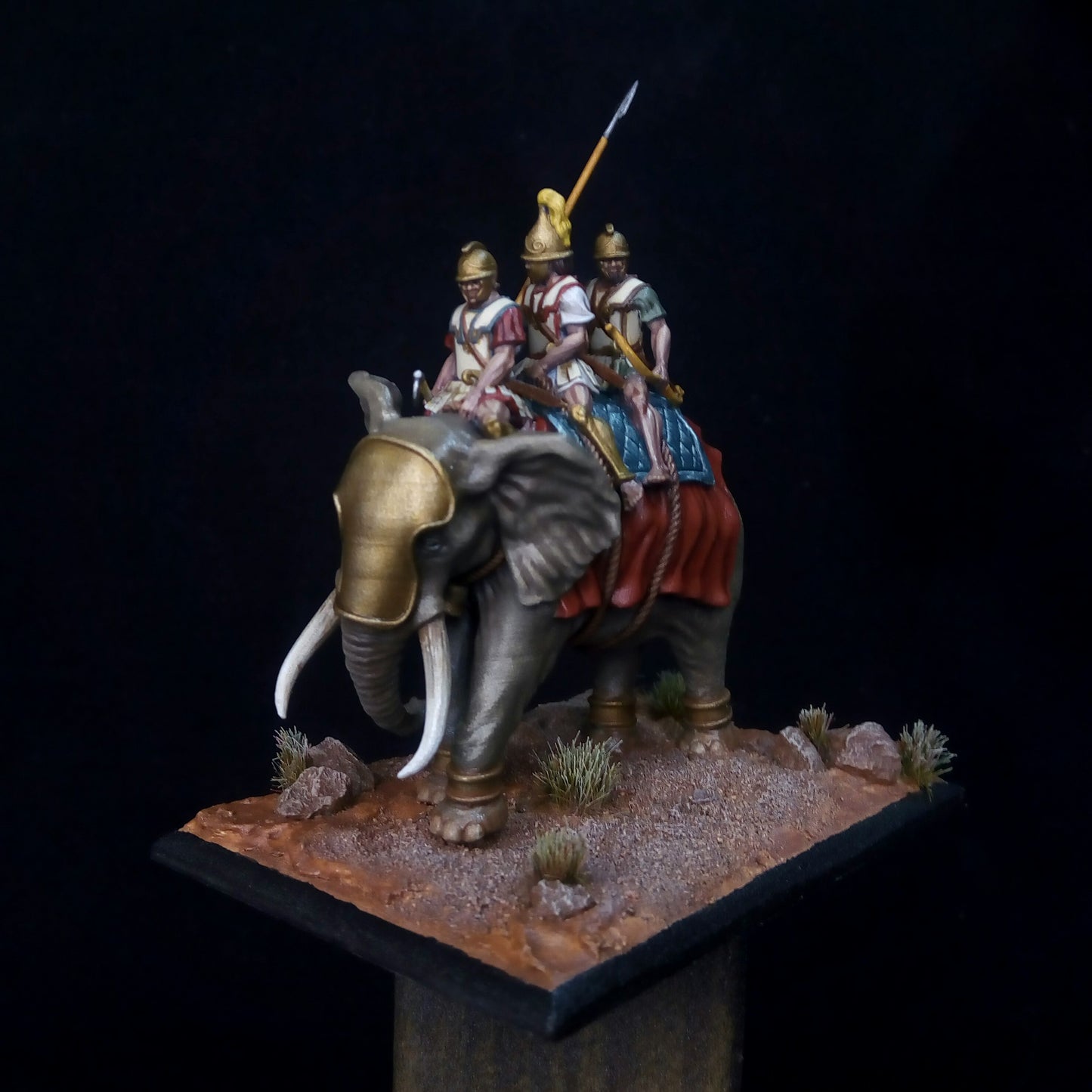 Hill Craft Carthaginian North African War Elephant Pose 1