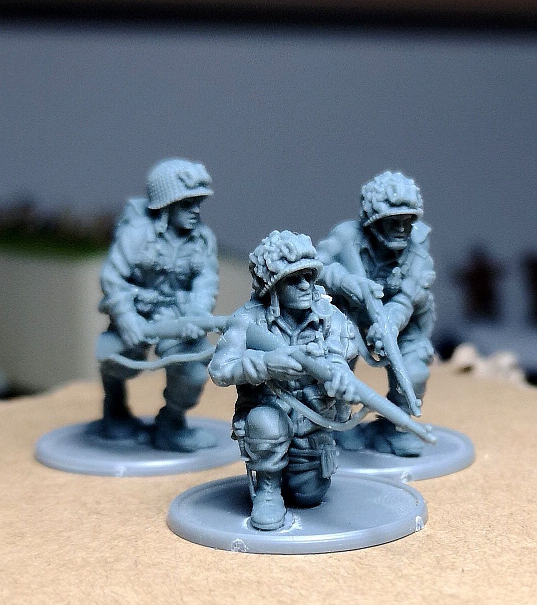 Colonel Muller Miniatures US Paratroopers Rifle Team 1 28mm