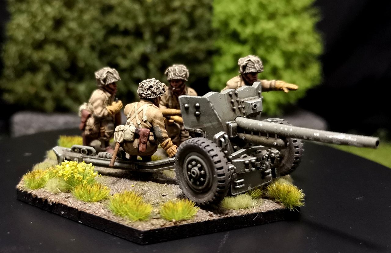 Colonel Muller Miniatures US Paratroopers 57mm AT GUN (MODUL-HEAD) 28mm