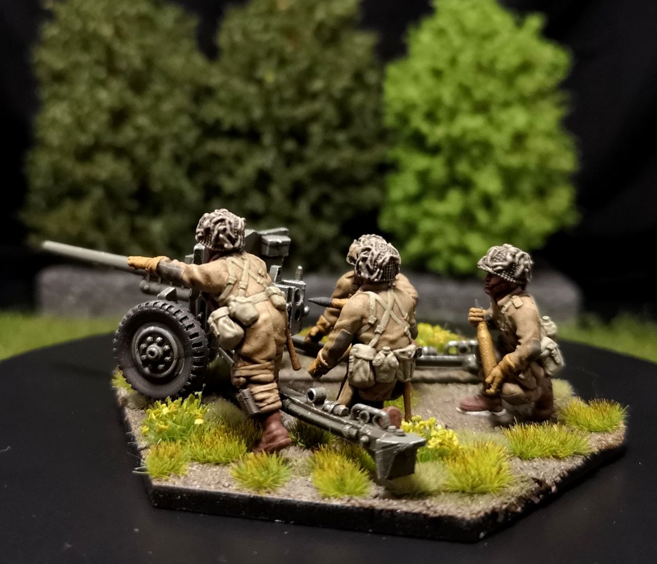 Colonel Muller Miniatures US Paratroopers 57mm AT GUN (MODUL-HEAD) 28mm