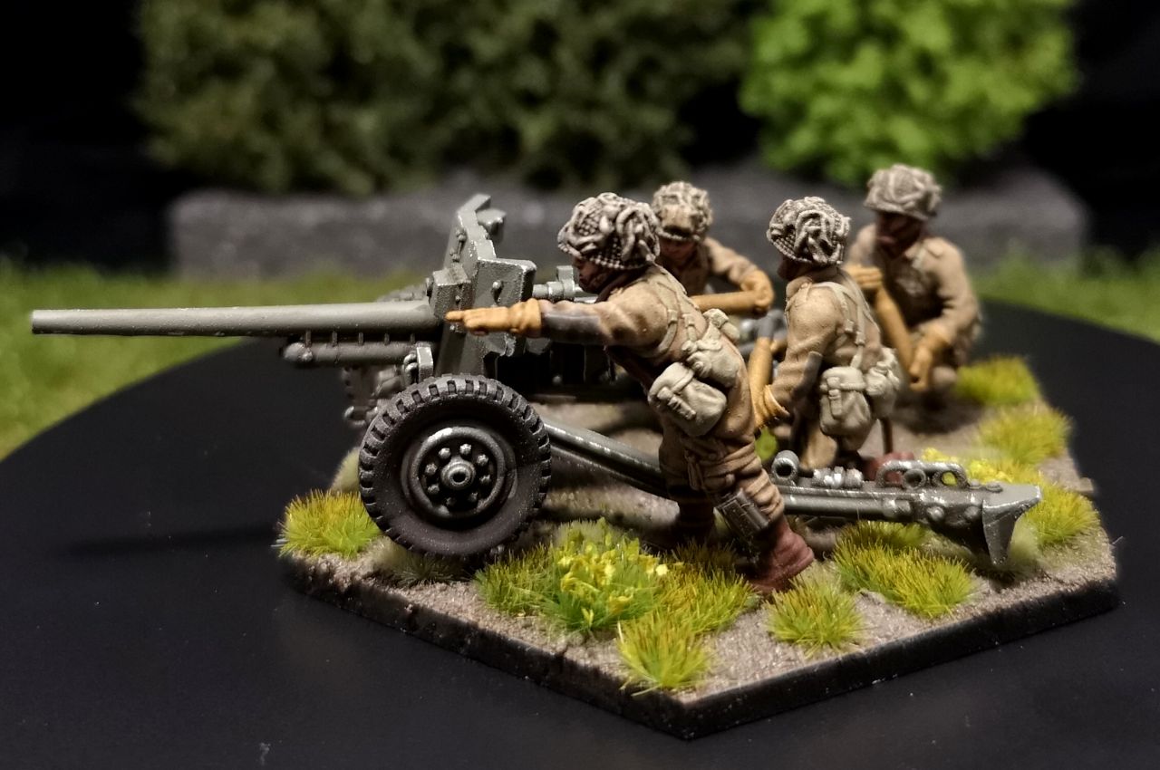 Colonel Muller Miniatures US Paratroopers 57mm AT GUN (MODUL-HEAD) 28mm