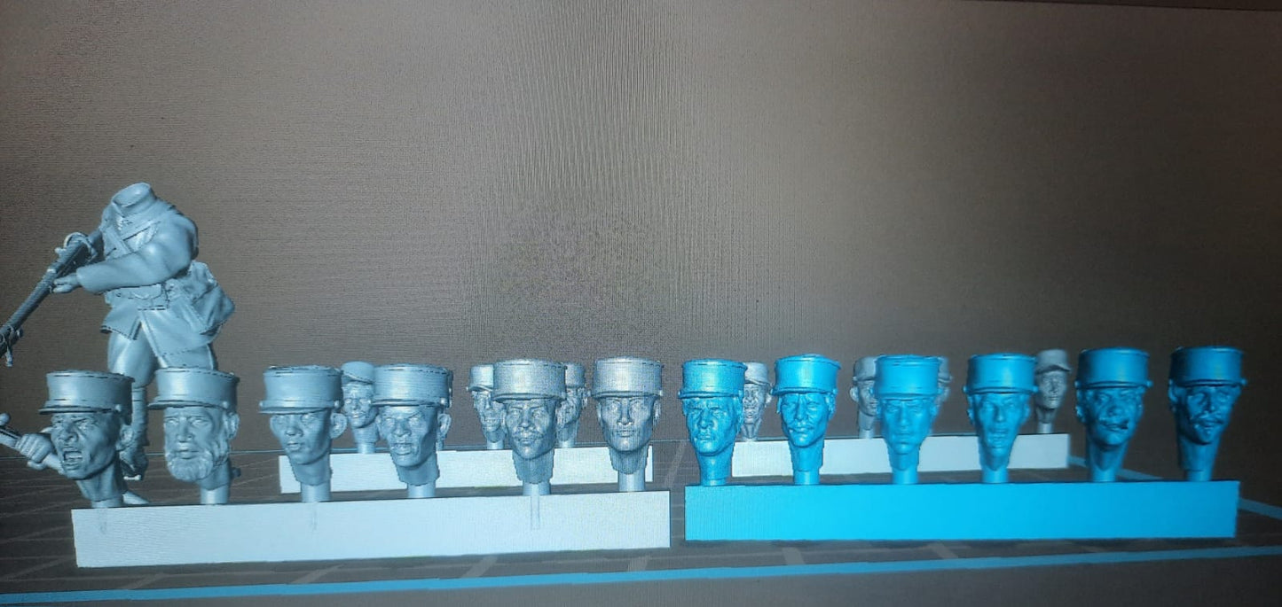 Des tranchées aux barricades Poilus d'Orient 28mm
