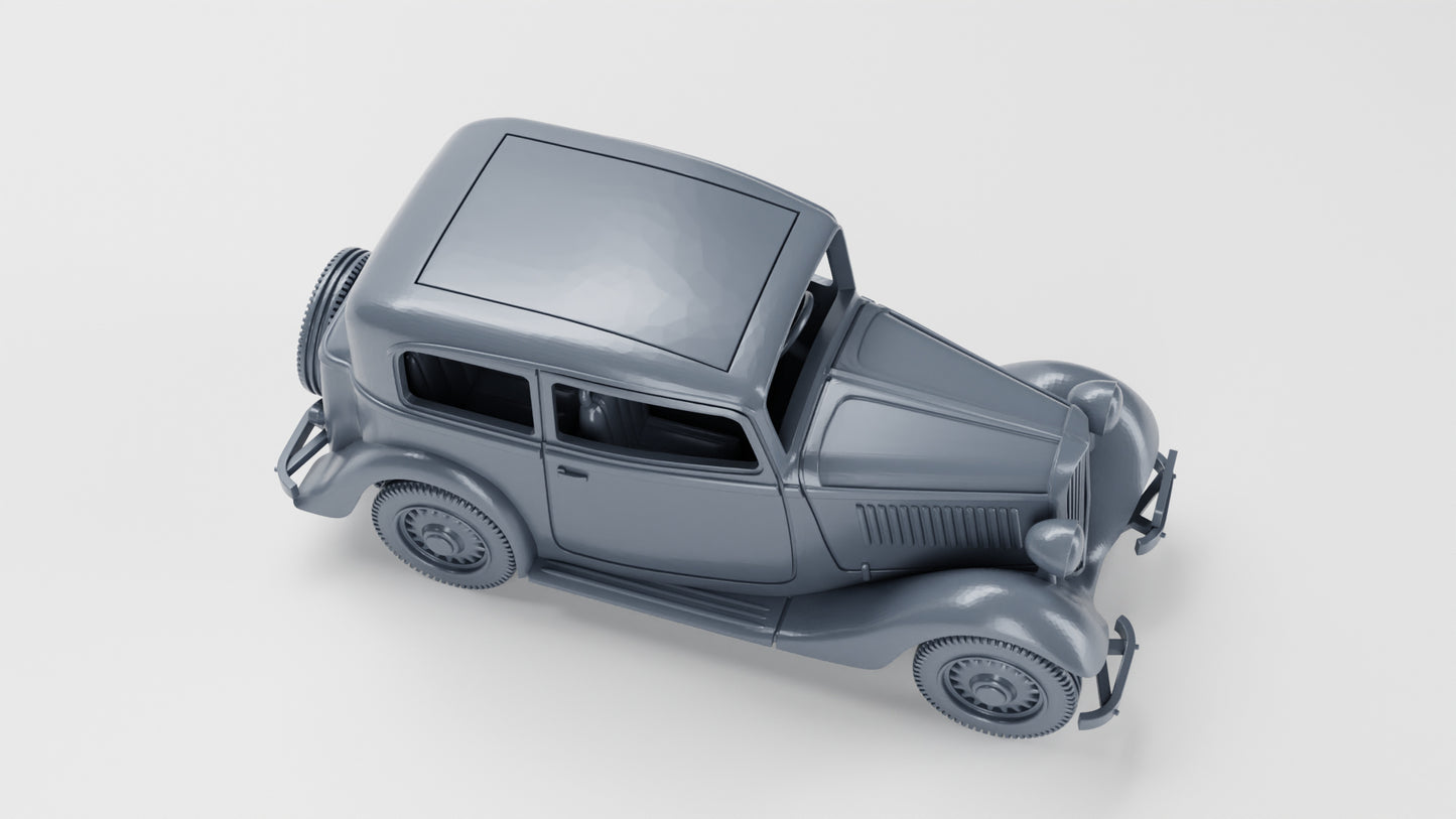 Wargame 3d Fiat 508C Balilla (Italy, WW2) 15mm e 28mm