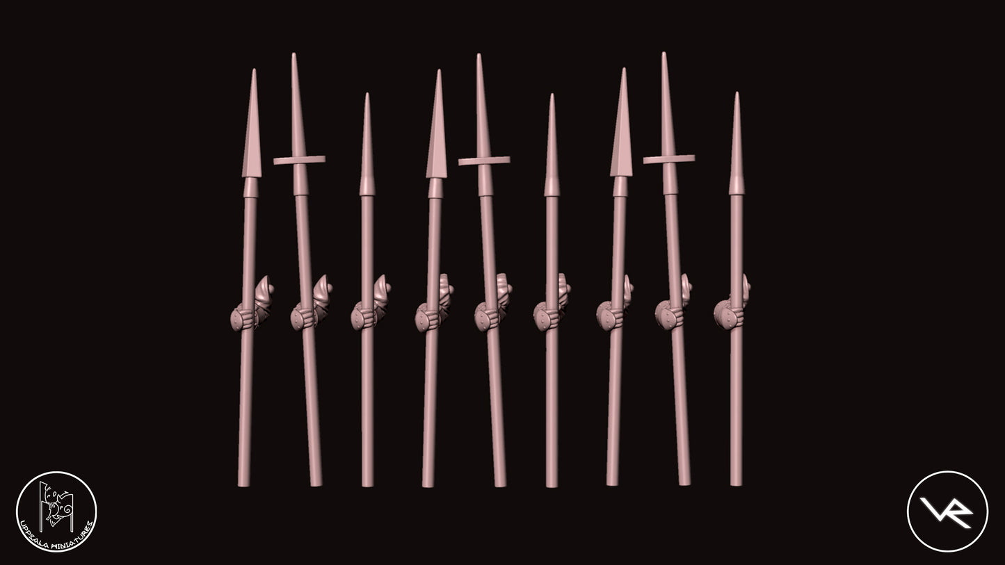 RIGHT ARM COMPAGNIE DI VENTURA 15th CENTURY 28mm_1/72 TARGONIERI SET 2