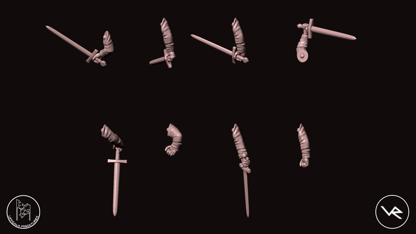 RIGHT ARMS COMPAGNIE DI VENTURA 15th CENTURY 28mm_1/72 ROTELLIERI